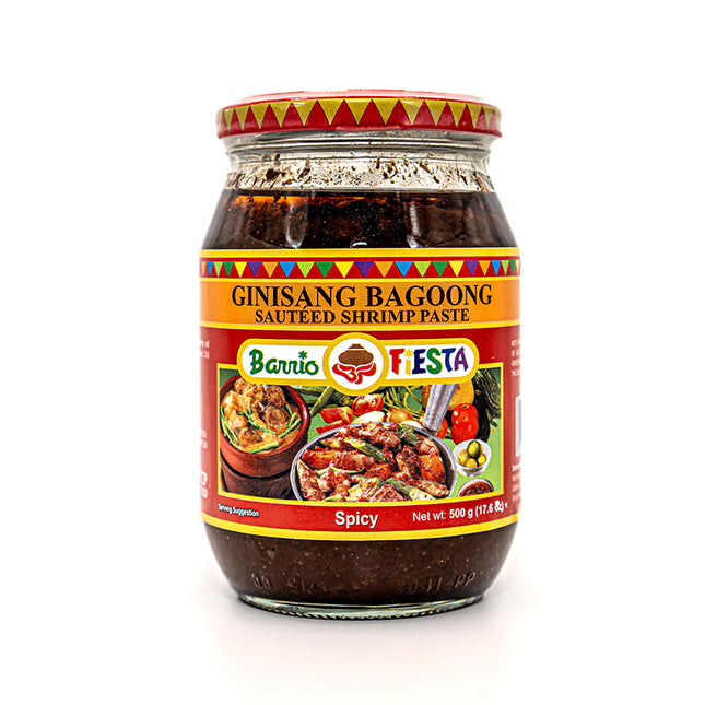 Barrio Fiesta Ginisang Bagoong Sauteed Shrimp Paste (Spicy) – 17.6oz | 500g
