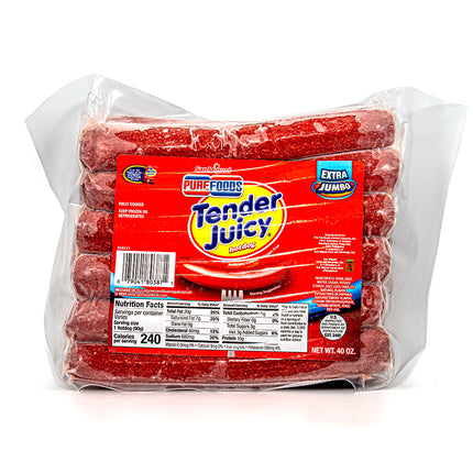 Purefoods Tender Juicy Hotdog Classic Jumbo