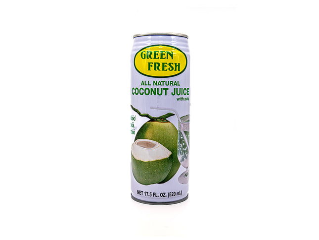 Green Fresh Coconut Juice with Pulp - 17.5 fl oz | 520ml