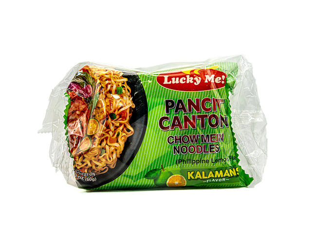 Lucky Me Pancit Canton Kalamansi – 6 Pack, 2.12oz Each | 60g