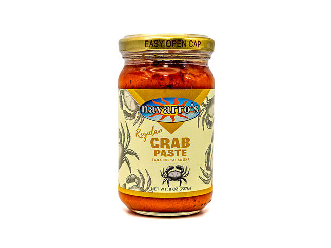 Navarro's Regular Crab Paste - 1 Box (24 Jars), 8oz Each | 227g