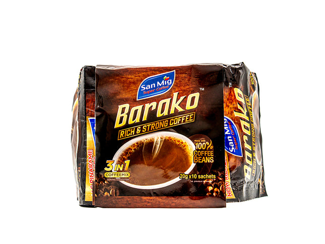San Mig Super Coffee 3-in-1 Barako Strips – 10 packs, 0.71oz Each | 20g