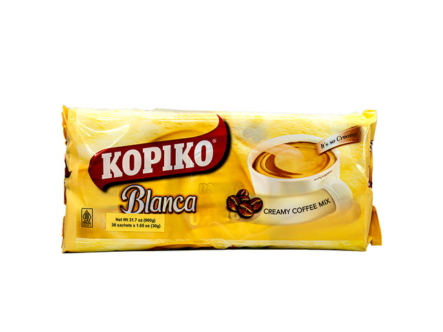 Kopiko Blanca Creamy Coffee Mix – 30-Pack, 31.7 oz | 900g