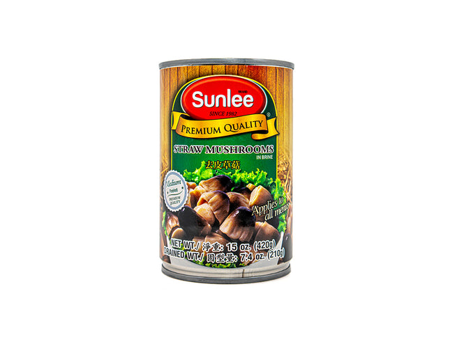 Sunlee Straw Mushroom – 15oz | 420g