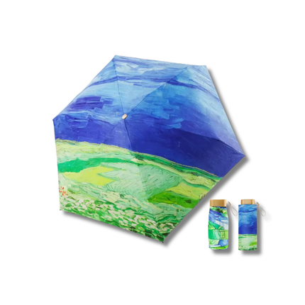 Compact Folding Umbrella – Artistic Design