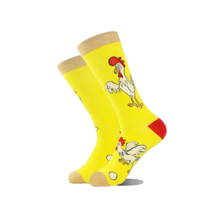 Cute Animal Print Crew Socks – Casual Comfort