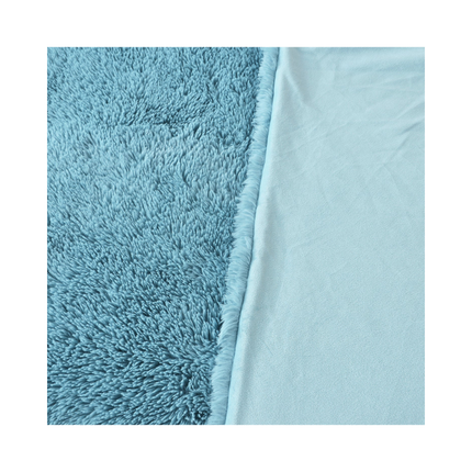 DECOSY Shaggy Long Faux Fur Throw Blanket – 88 x 90 in