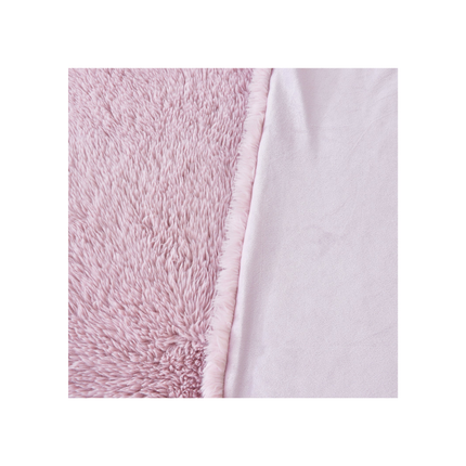 DECOSY Shaggy Long Faux Fur Throw Blanket – 88 x 90 in