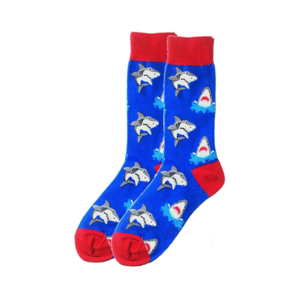 Cute Animal Print Crew Socks – Casual Comfort