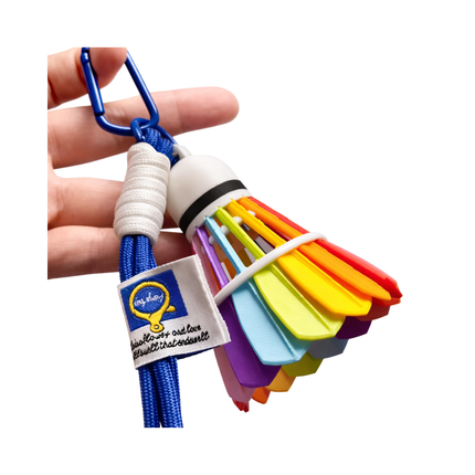 Colorful Shuttlecock Bag Chain Keychain