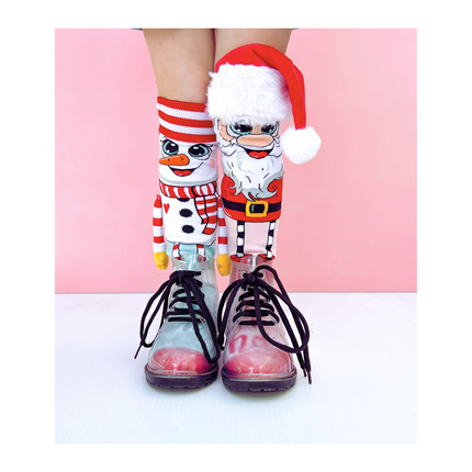 3D Christmas Kids Crew Socks – 1 Pair