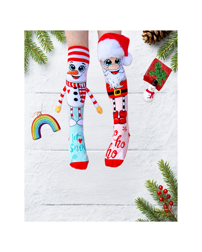 3D Christmas Kids Crew Socks – 1 Pair