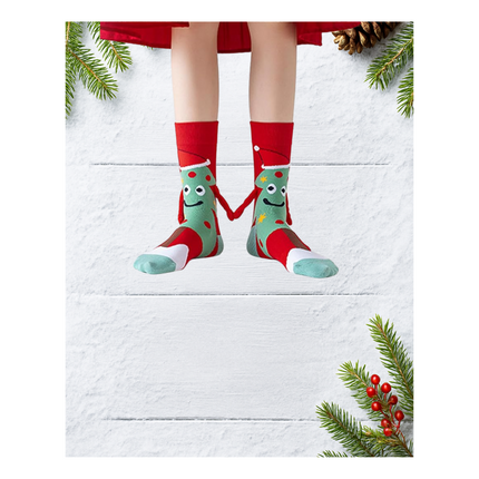 3D Christmas Crew Socks – 2 Pairs, One Size Fits All