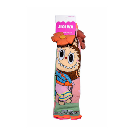Labubu Character Knee High Socks with Bow – Kids Size