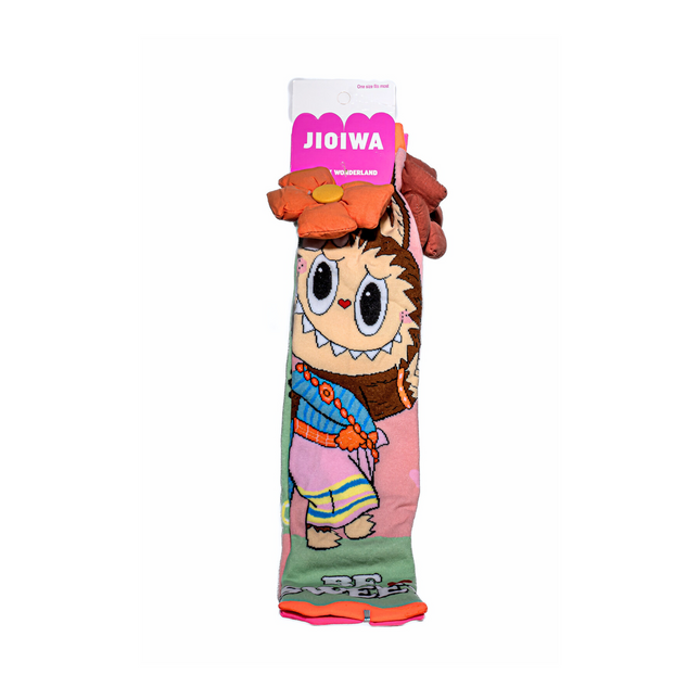 Labubu Character Knee High Socks with Bow – Kids Size