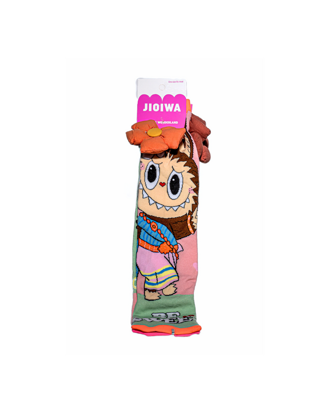 Labubu Character Knee High Socks with Bow – Kids Size
