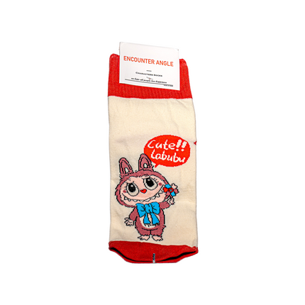 Labubu Character Above Ankle Socks – 5 Pairs, One Size Fits All