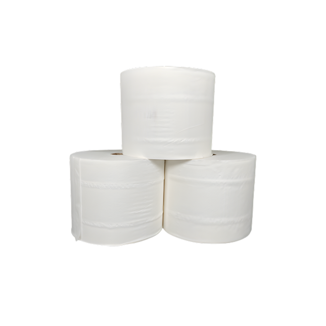 Ambiente 2-Ply Small Core Toilet Tissue – White, 36 Rolls | 1,000 Sheets Each