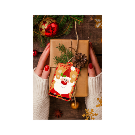 Christmas Kraft Gift Tags – Set of 12