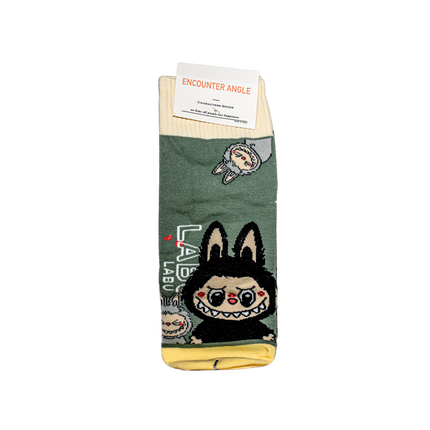 Labubu Character Above Ankle Socks – 5 Pairs, One Size Fits All