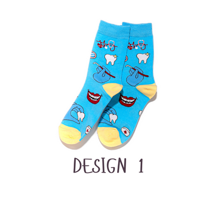 Healthcare Workers Crew Socks – 1 Pair, One Size (Adults)