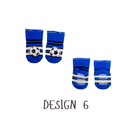 Baby Anti-Slip Cartoon Socks (Assorted Designs) – 1 Pair, 0-12 Months