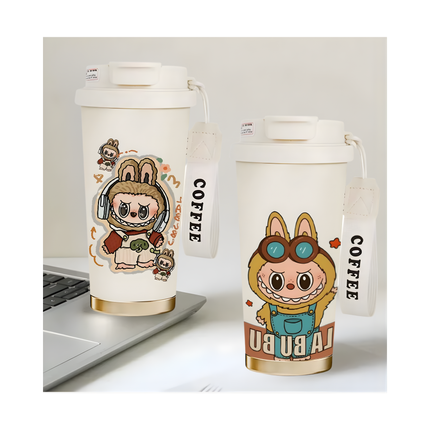 Labubu Dupe Stainless Steel Coffee Tumbler – 17oz | 500mL