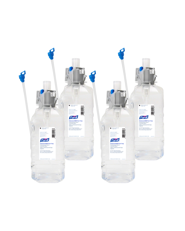 PURELL® Professional Mild Foam Soap Refill – Fragrance-Free, 1,500 mL | 4 Refills per Carton