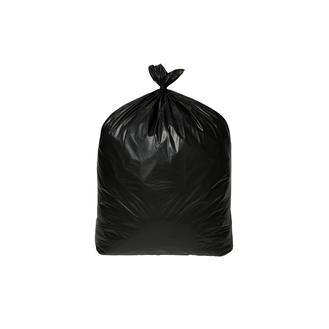 45 Gallon Flat Trash Bags Black – 20pcs, 39.37 x 47.24 in