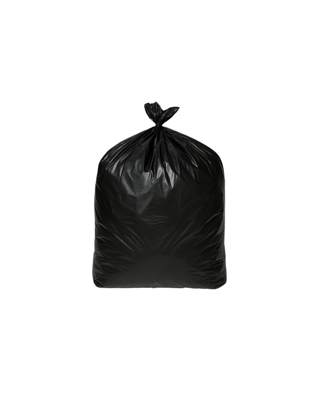 45 Gallon Flat Trash Bags Black – 20pcs, 39.37 x 47.24 in