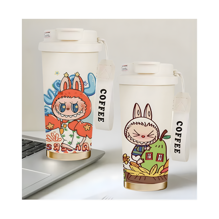 Labubu Dupe Stainless Steel Coffee Tumbler – 17oz | 500mL