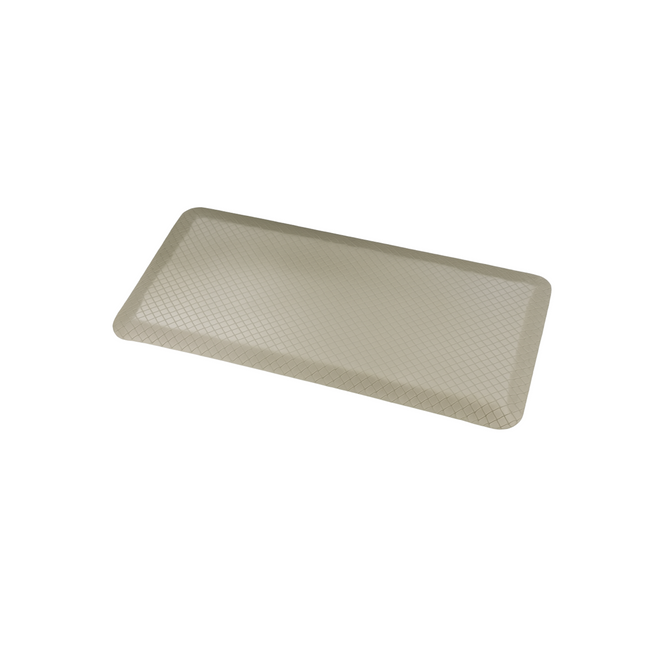 Mon Chateau Anti-Fatigue Basket Weave Gel Mat – Cream, 20 x 42 in