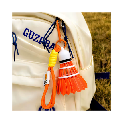 Premium 3D Printed Solid Color Shuttlecock – Premium Sports Bag Charm