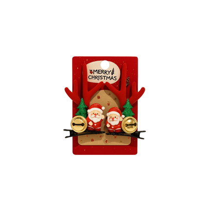 Christmas Hair Clip Set – Festive Holiday Designs