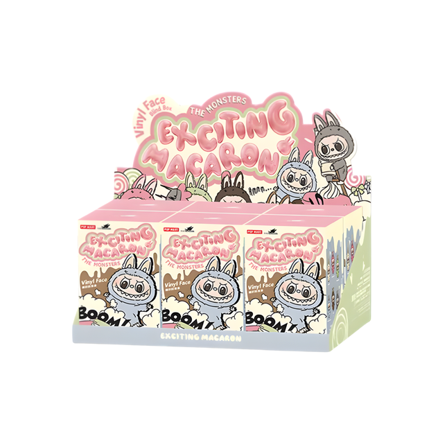 POP MART Labubu The Monsters Exciting Macaron Blind Box – Vinyl POP MART Labubu The Monsters Exciting Macaron Blind Box – Vinyl