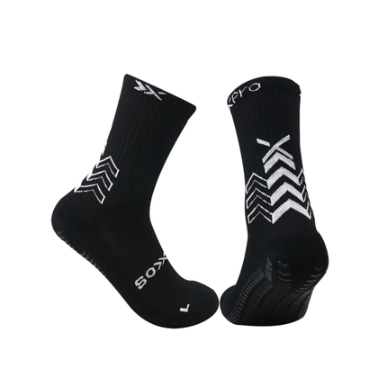 Non-Slip Performance Sports Crew Socks – Cushioned & Anti-Slip Sole
