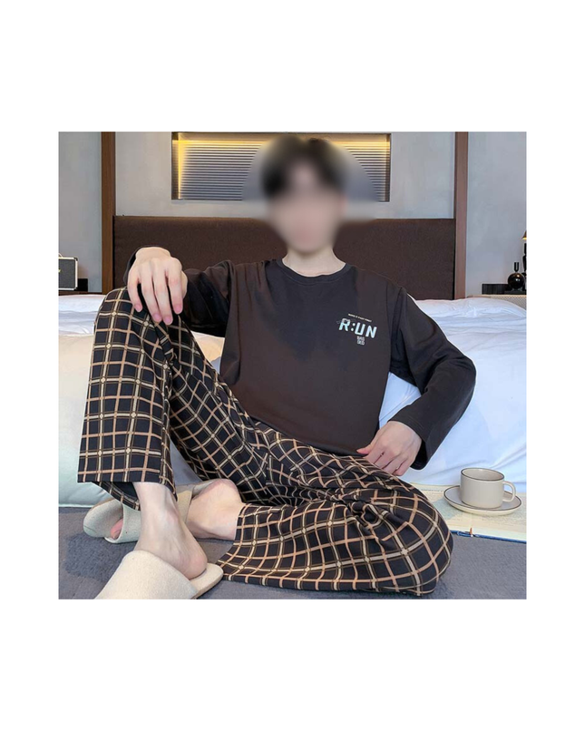 Men’s Long-Sleeve Pajama Set