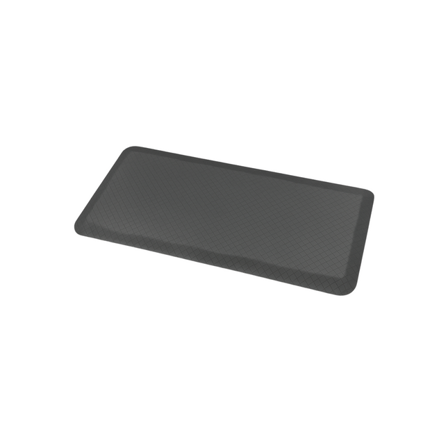 Mon Chateau Anti-Fatigue Basket Weave Gel Mat – Gray, 20 x 42 in