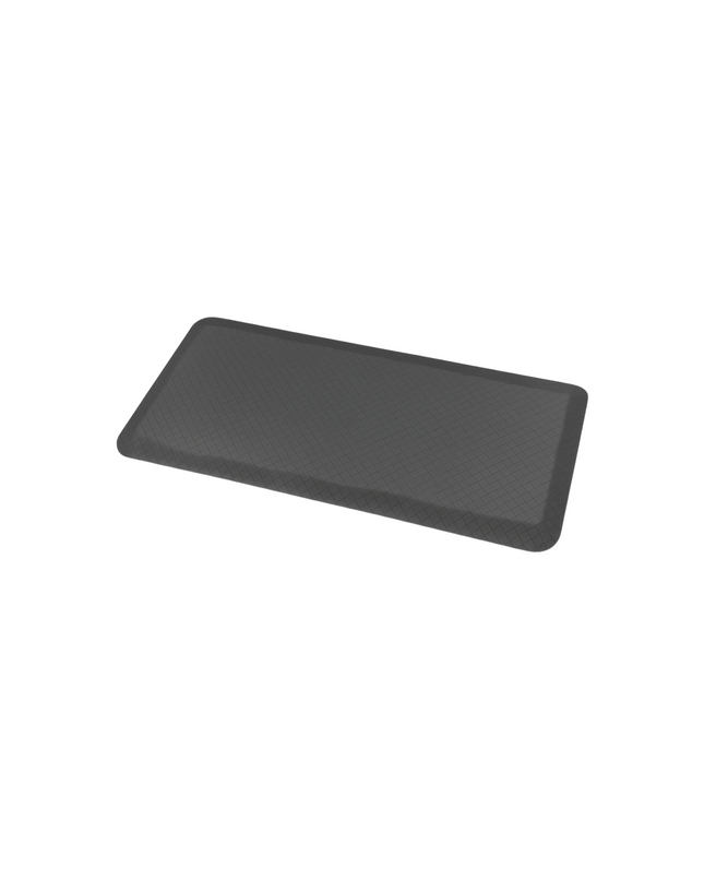 Mon Chateau Anti-Fatigue Basket Weave Gel Mat – Gray, 20 x 42 in