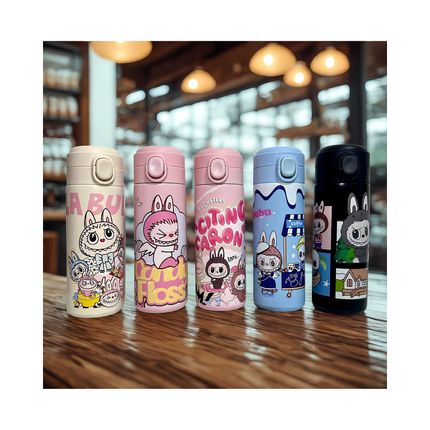 Labubu Dupe Stainless Steel Vacuum Water Bottle – 14.2oz | 420mL