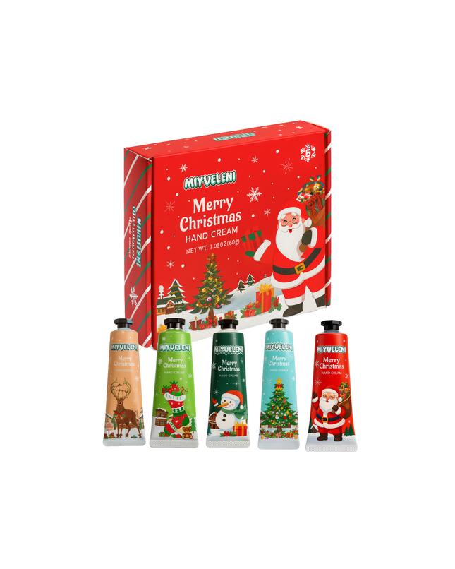 MIYUELENI “Merry Christmas” Hand Cream Gift Set – 5pcs, 1.05oz Each | 30g
