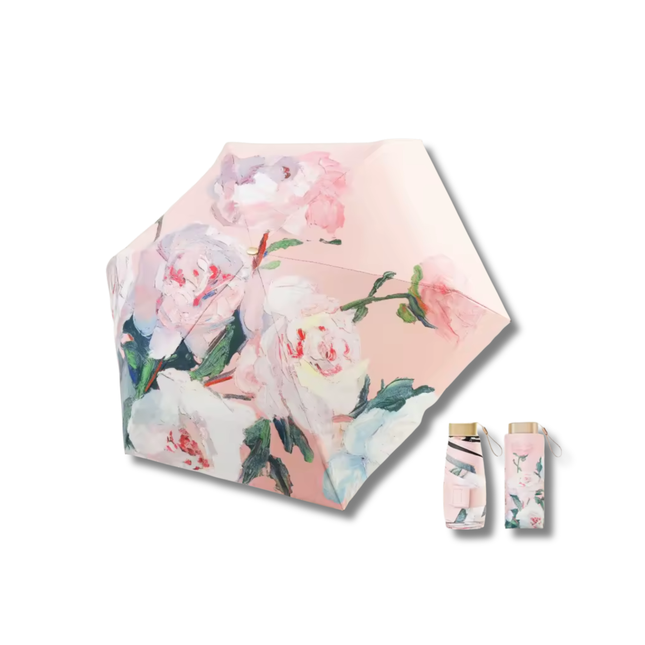 Compact Folding Umbrella – Artistic Design
