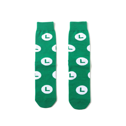 Retro Video Game–Inspired Crew Socks – Novelty Casual Style