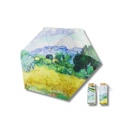 Compact Folding Umbrella – Artistic Design