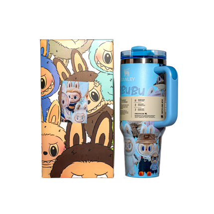 Stanley x Labubu Quencher H2.0 Tumbler Dupe – 40oz | 1.18L Capacity