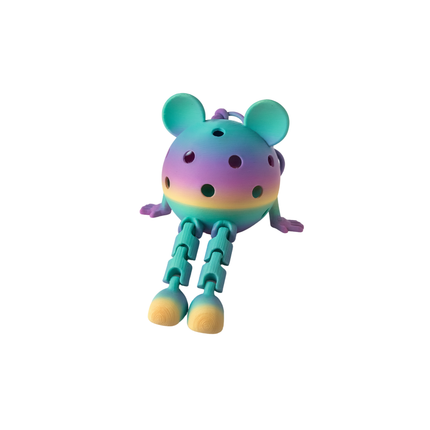 Real Size Pickleball Ornament Figurine Chain – Multicolor