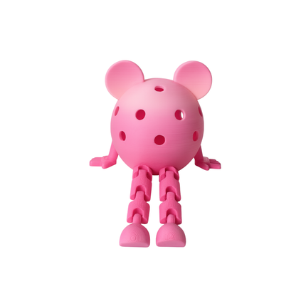 Real Size Pickleball Ornament Figurine Chain – Multicolor