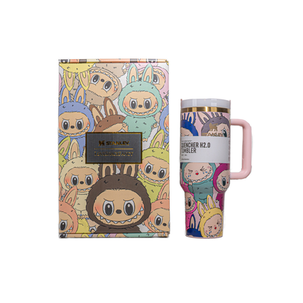 Stanley x Labubu Flip Straw Quencher Tumbler Dupe – 40oz | 1.18L