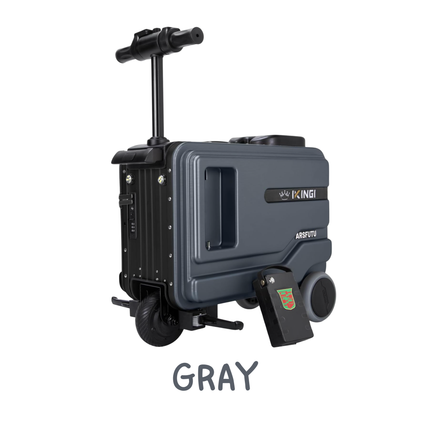 Electric Rideable Carry-On Suitcase – 20-Inch Smart Luggage with Night Light & Cup Holder