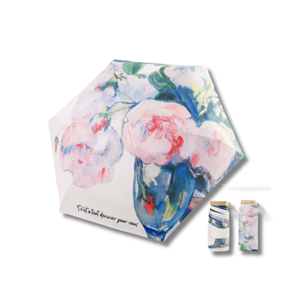 Compact Folding Umbrella – Artistic Design
